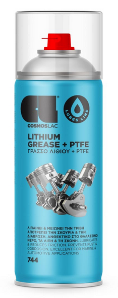 SPRAY N744 – lithiové mazadlo s teflonem 400 ml