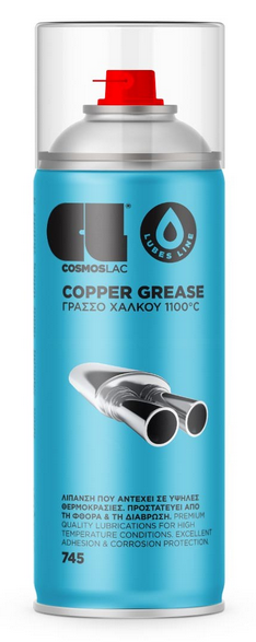 SPRAY N745 – mazivo na bázi mědi pro použití při vysokých teplotách 1100 °C 400