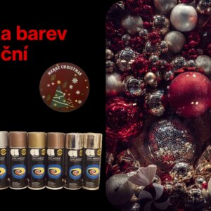 Barvy na vánoční dekorace