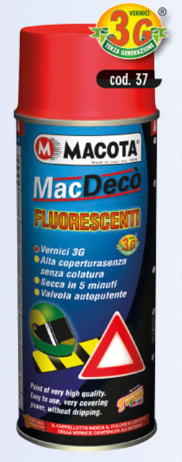 Macota – Fluorescenční barva