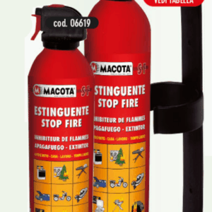 Macota - hasící sprej 1kg + podpěra