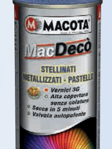 Macota -  email s vysokým obsahem kovových částic - 400 ml