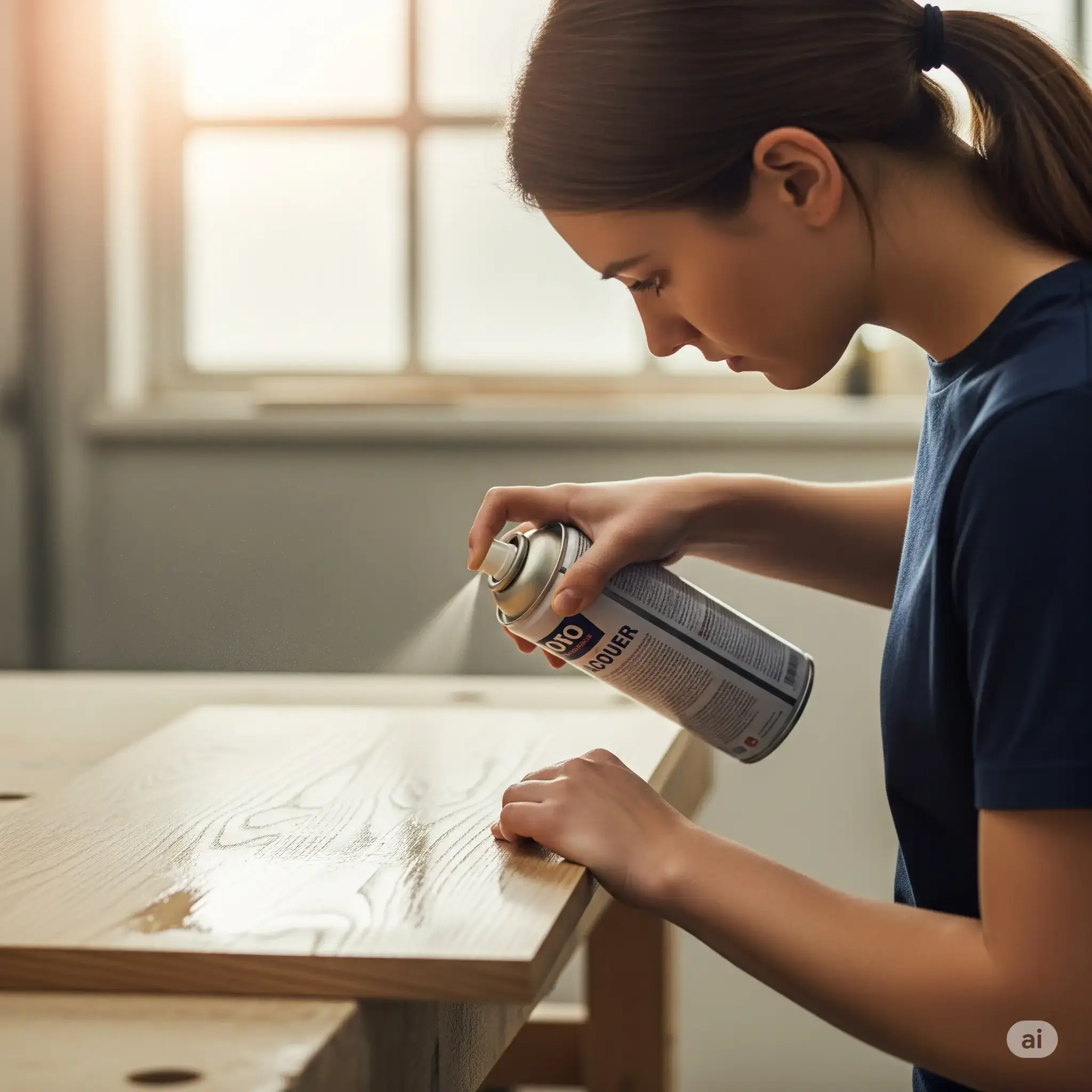 Jak na lakování dřeva ve spreji